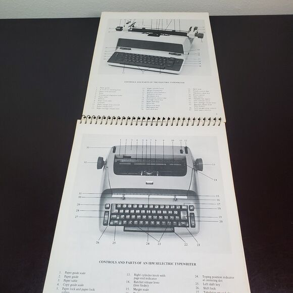 Student Handbook for AVT Introductory Typing 1 by Wanda W Roderick Spiral 1970 - Picture 7 of 12